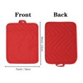 thumbnail image 4 of Kitecy Kitchen Safety Heat Resistant Oven Mitt Pad Pocket Style for Kitchen Baking Microwave Grilling Hand Protection Insulated Under $5, Oven Mitts Heat Protection, 4 of 10