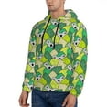 thumbnail image 3 of Daiia Cartoon Koala Bear and Leaf for Men's Fashion Hoodies & Sweatshirts with Kangaroo Pocket Hooded Sweatshirt Breathable & Moisture Wicking-Medium, 3 of 7