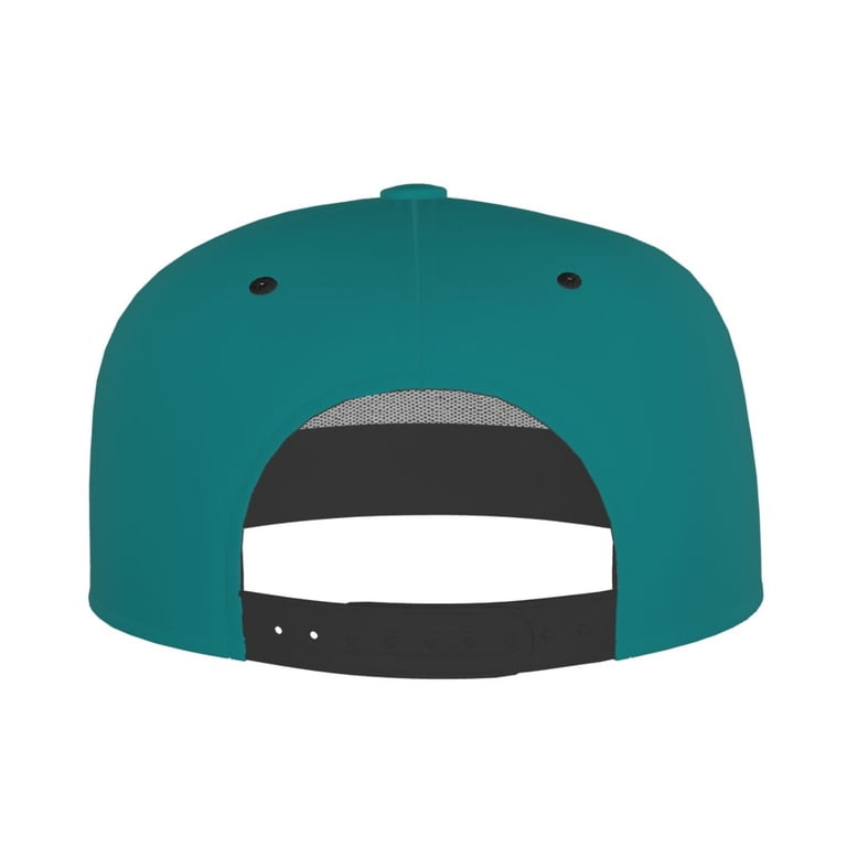 Flat Bill Snapback Baseball Cap for Outdoor Activities Gaeub Tropical Palm Leaves Fern Leaf Flat Bill Snapback Hats  main image 2