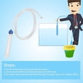 thumbnail image 3 of Aquarium Manual Water Changer Gravel Cleaner Water Purifier Siphon Hose PVC Liquid Transfer, 3 of 5