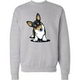 thumbnail image 2 of Inktastic Tri Color Corgi Adult Sweatshirt, 2 of 4