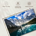 thumbnail image 6 of Elephant Stock Beauty Of Banff Wall Art - Horizontal Canvas Wall Art - Living Room Wall Decor - Nature Canvas - Teal And Beige Decor - 30" x 20", 6 of 8