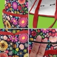 thumbnail image 5 of Garden Tool Bag,Pioneer Flower Floral Print Pattern Garden Tool Organizer,Garden Gifts,Waterproof Multi-Pocket Garden Tool Storage 11.8x5.5x11.4 Inch(Tools NOT Included), 5 of 6