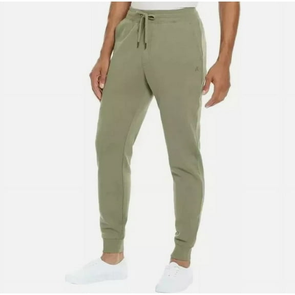 Hurley Men's Regular Fit Fleece Jogger Pants | Green, Small