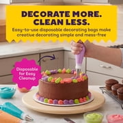 Wilton 12-Inch Disposable Decorating Piping Bags, 50-Count Set