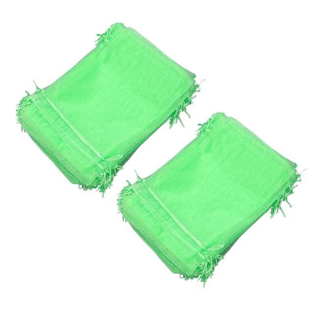 Fruit Bags 100Pcs, Reusable Plant Grow Bags for Grapes, Berries, Strawberry, Apples, Breathable Transflective Mesh Netting, Yard Insects Net Barrier Bag