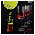 thumbnail image 4 of Exlonjet Square Wine Glasses Set of 4 - Unique 16oz Flat Bottom Wine Glasses with Stem - Handmade Cylinder Stemware for Red or White Wine - Modern Bar Drinkware for Entertaining, 4 of 7