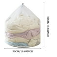 thumbnail image 3 of Thick Mesh Drawstring Bag Travel Laundry Bag Clothes Storage Bag Fine Mesh Protective Washing Bag Household, 3 of 9