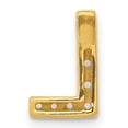 thumbnail image 3 of 14K Yellow Gold Diamond Letter L Initial Charm, 3 of 6