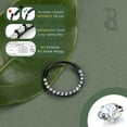 thumbnail image 2 of Hinged CZ Septum Rings - 316L Surgical Steel Nose Rings Hoops for Women 20G/18G/16G Cartilage Earrings Conch Piercing Jewelry Helix Rook Tragus Lobe Daith Snug Belly Button Ring 6mm-10mm, 2 of 12