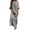 Gray #3, variant on Brilliant Womens Dresses Outlet Fashion Womens Casual Loose Sexy Long Sleeve Pocket Button Shirt Print Dress
