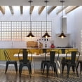 thumbnail image 3 of Juego de 2 luces colgantes industriales retro de hierro negro, cocina, bar, balcón, 3 of 5