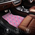thumbnail image 4 of Sikiie French Bulldog Car Foot Mat Set of 4 Pieces Basics Universal Fit Rubber Carpet Floor Mats For Car SUV Van & Truck, 26.8"L x 17.3"W (Front), 13"L x 17.3"W(Rear), 4 of 6