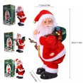 thumbnail image 3 of Naiovety Muñeco de Papá Noel de Navidad, bonito adorno para fiesta de Navidad, material no tejido, decoración navideña Kits de decoración para fiestas B, 3 of 6