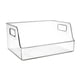 thumbnail image 5 of Contenedor de almacenamiento de libros,Contenedor de almacenamiento de libros Organizador de bebidas Contenedor,Organizador de refrigerador transparente con cajón de 215 cm x 265 cm x 135 cm, 5 of 8