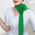 thumbnail image 3 of Limorve Long Scarf,Chiffon Satin Long Scarf Chiffon Shawl Daily Wear Black, 3 of 8