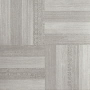 Mosaico Clasico Ash Grey Wood 12x12 Self Adhesive Vinyl Floor Tile - 45 Tiles/45 sq. Ft