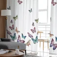 thumbnail image 5 of Butterfly Colorful Chiffon Sheer Curtains For Living Room Bedroom Kitchen ration Window Voiles Organza Tulle Curtain, 5 of 7