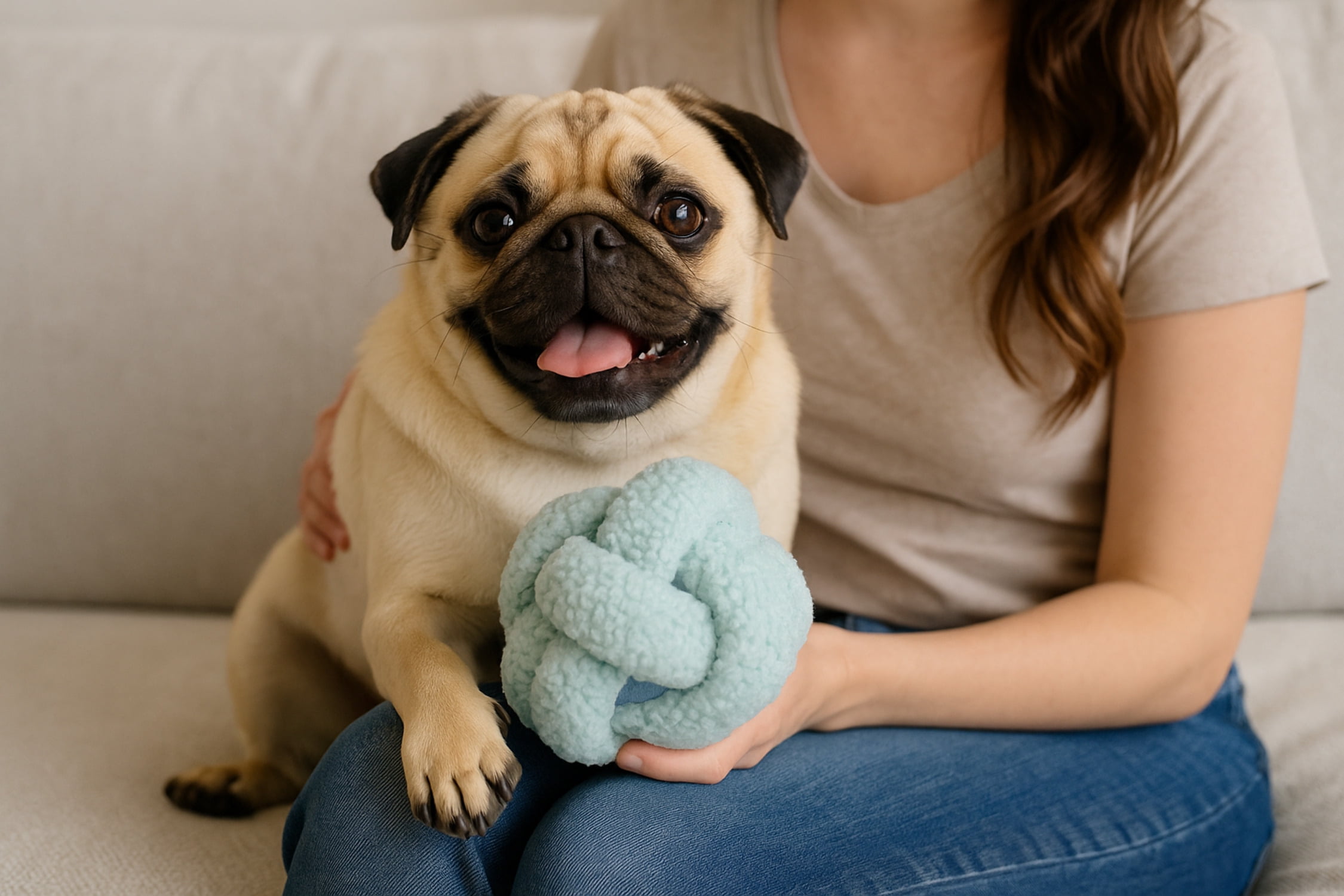 Snuffle Knot Puzzle Ball Dog Toy