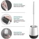 thumbnail image 4 of Silicone Toilet Brush With Holder Set Toilet Bowl Brush For Bathroom No Scratch Soft Toilet Cleaner Brush Wall Mounted, 4 of 5