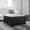 Black/Rustic Oak, variant on BizChair 35.75" Farmhouse Storage Coffee Table with Hinged Lift Top, Large Coffee Table with Hidden Storage, Two Tone Finish, Black/Rustic Oak