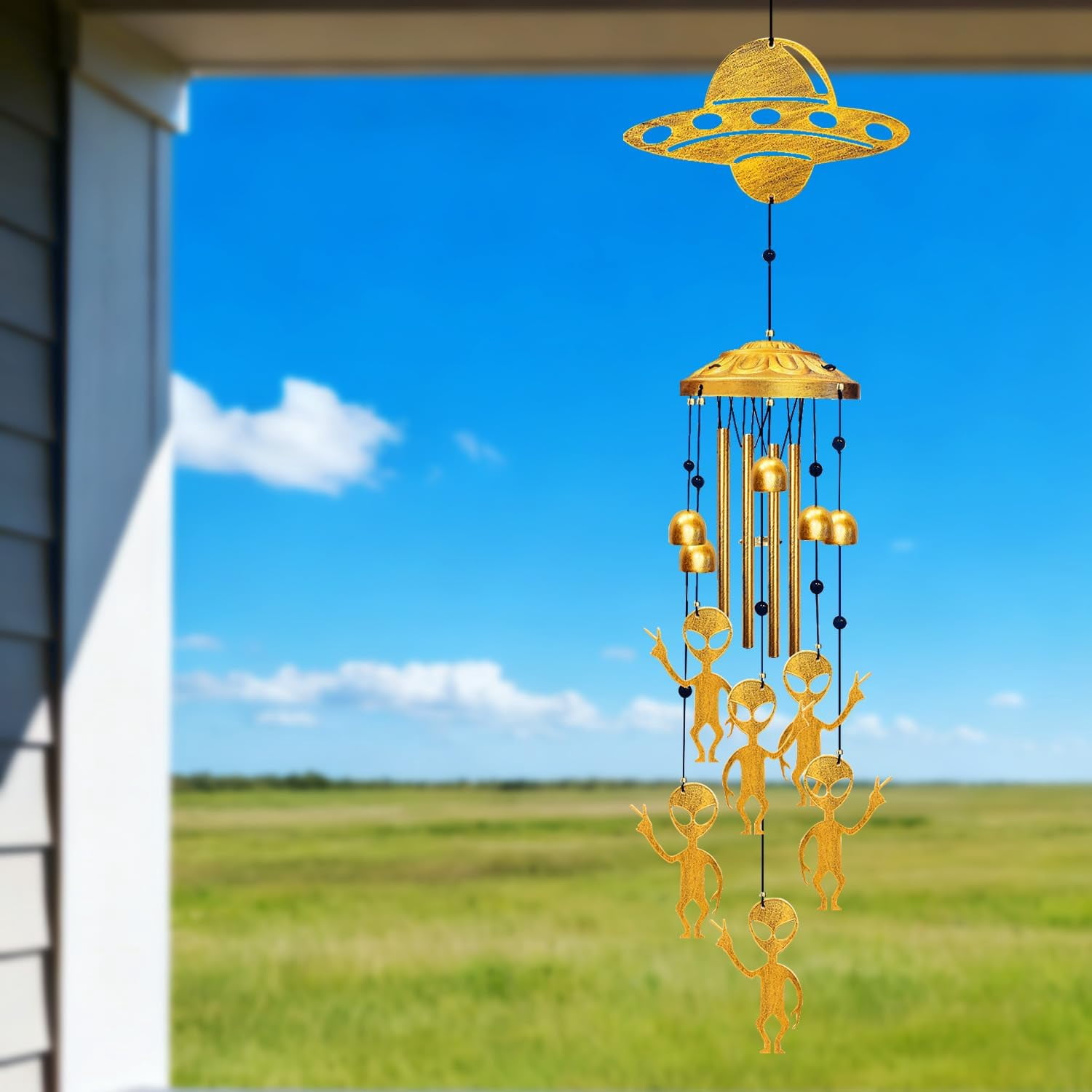 Outside   Windchimes Gifts for Men/Women/Dad/Grandpa Birthday Gift Memorial Gift Metal Wind Chime for Outdoor/Indoors Home, Porch, Yard Decor, Garden Decorations