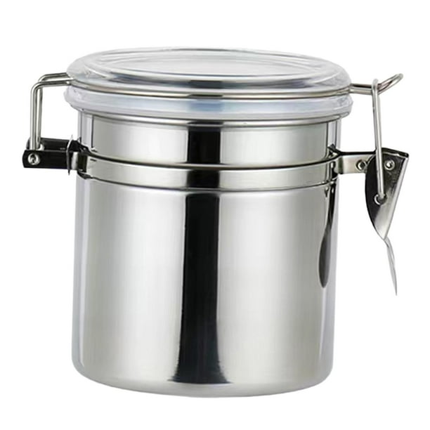 Recipiente para café, utensilios de acero inoxidable, recipiente multifuncional para té y azúcar. 1400ml