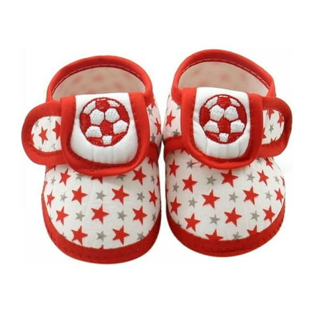 

Newborn Infant Baby Girls Boys Non Slip Soft Sole First Walkers Crib Shoes 0-18 Months