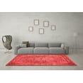 thumbnail image 3 of Ahgly Company Indoor Square Persian Red Traditional Area Rugs, 8' Square, 3 of 4