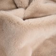 thumbnail image 4 of Faux Fur Plush Washable Area Rug for Bedroom, Living Room, Teen Room - Camel Beige, 6x9, 4 of 8