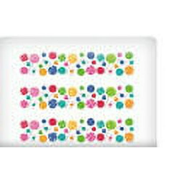 Colorful Flowers Edible Photo Image Cake Border Decoration