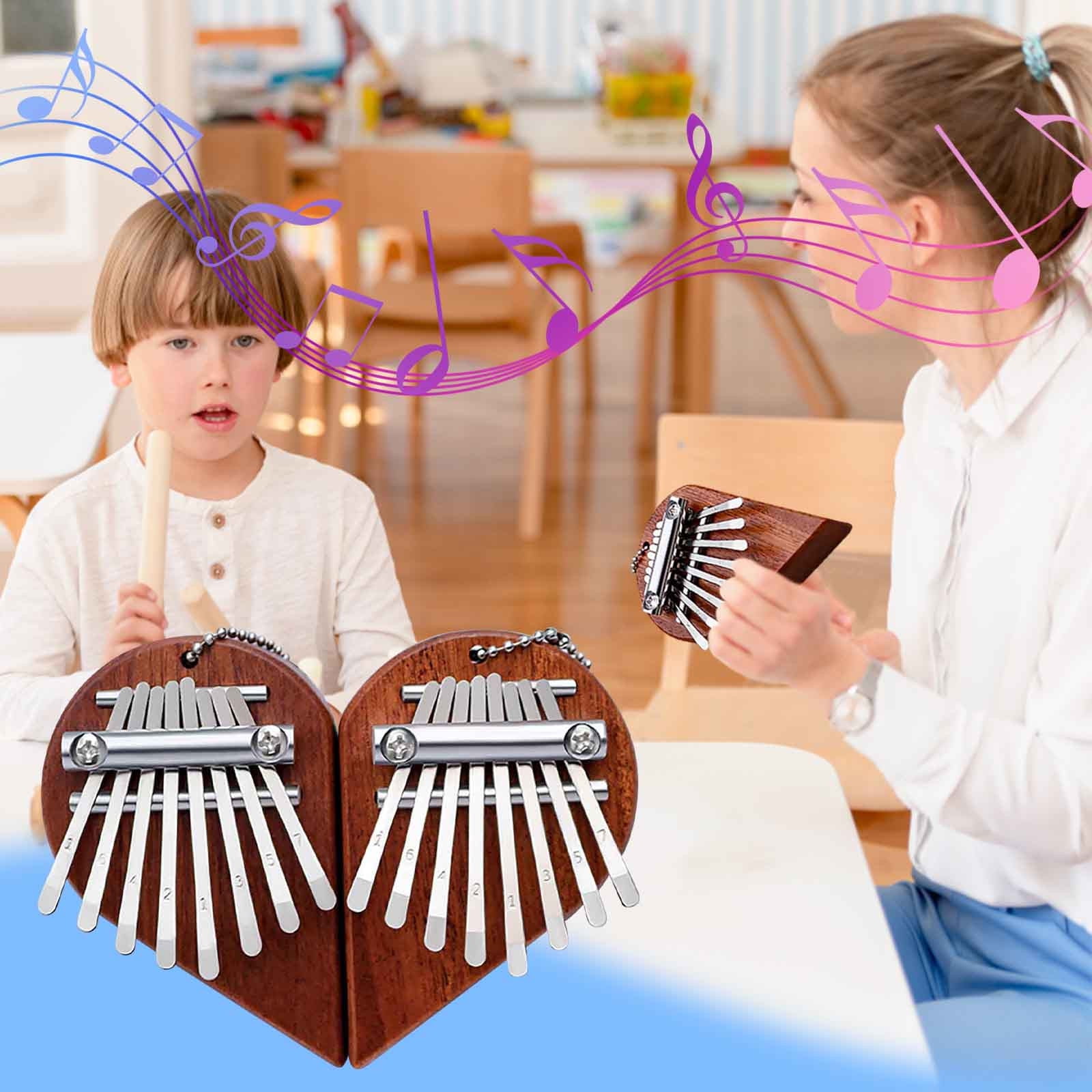 Tepsmf 8tone Mini Thumb Harp, Two Halves, Sinceres Sabili Mini Finger