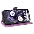 thumbnail image 2 of Designed for Google Pixel 8 Case Wallet, Men Women Flip Folio Cover with PU Leather Stand Credit Card Holders Slots Wrist Strap Magnetic Clasp Phone Case for Google Pixel 8, Purple, 2 of 11