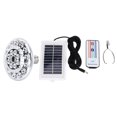 thumbnail image 3 of 22LED Lampe de Camping Solaire Extérieure Portable Rechargeable à Télécommande Ronde Éclairage de Secours Projecteur, 3 of 8