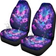 thumbnail image 5 of Uorisanigo Purple Butterfly Car Seat Covers Universal Front Car Seats Waterproof Anti-Slip Back Fabric Removable Automotive Accessories Suitable for Cars, SUV and Trucks, 5 of 7