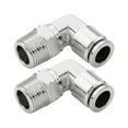 thumbnail image 2 of Kenally 2 uds par rápido 8mm BSPP rosca externa 3/8 cobre ángulo conector rápido elemento neumático para manguera de nailon PU herramienta de Herramientas y ferretería Kenally TO003042-00, 2 of 6