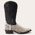 thumbnail image 2 of Men's Stetson Wild Bill Python Boots Round Toe Handcrafted Natural, 2 of 8
