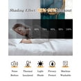 thumbnail image 5 of Blackout Curtains for Bedroom, Marble Teal Room Darkening Window Drapes for Living Room, Modern Ink Painting Abstract Golden Art Thermal Insulated Grommet Curtains, 52x90 inch, 2 Panels, 5 of 9