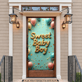 thumbnail image 5 of LUUFILx Sweet Baby Boy Backdrop Banner with Cute Teddy Bears Hearts Stars for Baby Shower Nursery Photography Props Decorations Party Supplies Background, 5 of 6