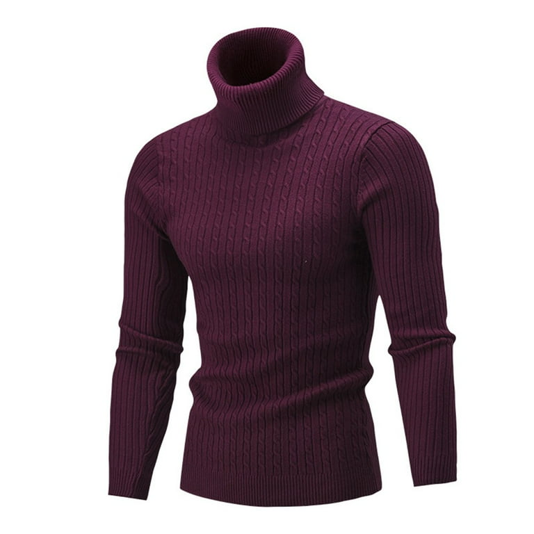 Wine clearance turtleneck mens