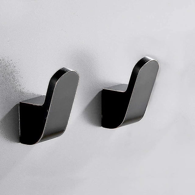 Bathroom Robe Hook Set Of 2 Single Towel Hooks For Bathroom, Kitchen, Robe, Coat, Hat, Wall Hook Wit