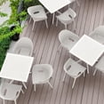 thumbnail image 3 of Compamia Sky Pro Stacking Dining Chair  White, 3 of 10