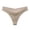 Khaki, variant on Xijirk Women Panties Thong with Seamless Wide Waist Band V Cut Front Soft Stretchy Close Fit for Daily Night Out Party Wear,Beige,M