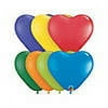 Carnival Heart 6" Latex Balloon Assortment