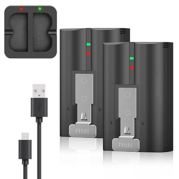 Batería de repuesto de 6040 mAh y 3,65 V con cargador para Ring Doorbell