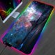 thumbnail image 3 of Alfombrilla de ratón RGB Galaxy Milky Way Kawaii Accesorios para juegos XL Alfombra PC Gamer Completo Computadora Varmilo Teclado Alfombrilla de escritorio Alfombrilla de ratón, 3 of 5