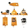 thumbnail image 3 of Waterproof Router Milling Table Wear-resistant Trimmer Base Flexible Stable Balance Board with Transparent Cover for Woodworking Type 3, 3 of 8