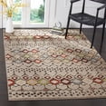 thumbnail image 1 of Safavieh Amsterdam Collection AMS108G Moroccan Boho Non-Shedding Stain Resistant Living Room Bedroom Area Rug, 9' x 12', Light Grey / Multi, 1 of 10