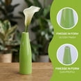 thumbnail image 2 of REGALWOVEN Ceramic Bud Vase for Flowers, Slim Decorative Vase with Narrow Opening, Small Matte Flower Vase for Single Stem Green 1.7"L x 1.7"W x 5.9"H, 2 of 5