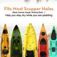 thumbnail image 7 of 8 Pieces Kayak Scupper Plugs Kit TPE Scupper Plugs Drain Holes Stopper Bung with Handle, 7 of 7